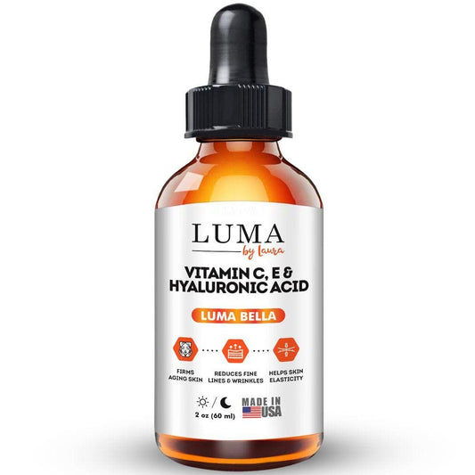 Luma Vitamin C Serum 20% + E + Hyaluronic Acid + Jojoba Oil + Witch